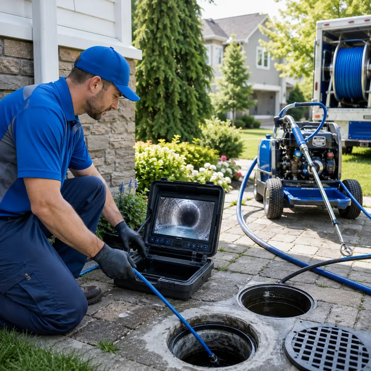 Outdoor drain cleaning professionals serving Union, NH